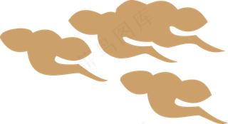 中式传统祥云中国风古典水纹吉祥图案免抠