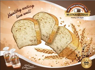 设计广告大麦面包
