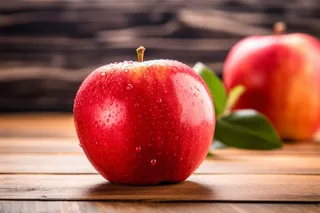 红苹果平安夜节日摄影图