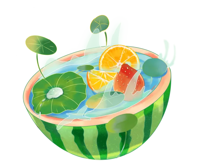 夏日西瓜素材