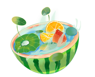 夏日西瓜素材