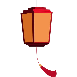 卡通手绘灯笼中秋节元宵节花灯新年海报元素PNG免扣PS素材