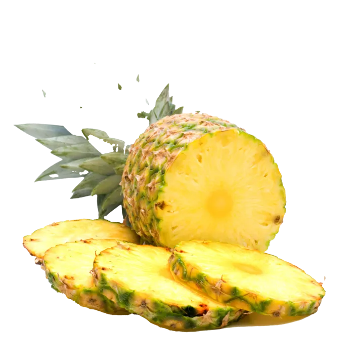 凤梨 (5)水果超市商品白底图免抠实物摄影png格式图片透明底