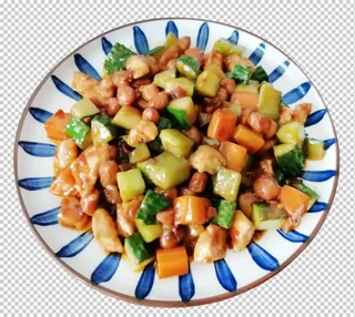 宫保鸡丁免扣素材