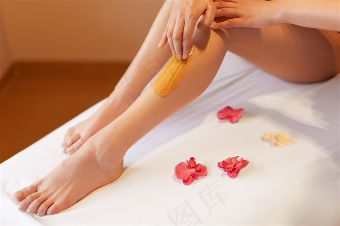 女性蜂蜜美容护肤大图