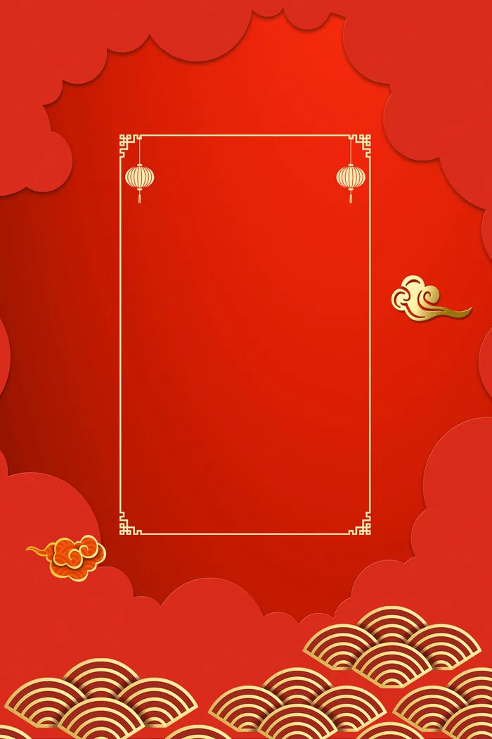 新年春节喜庆摄影楼背景图设计素材(4724x7087)psd模版下载