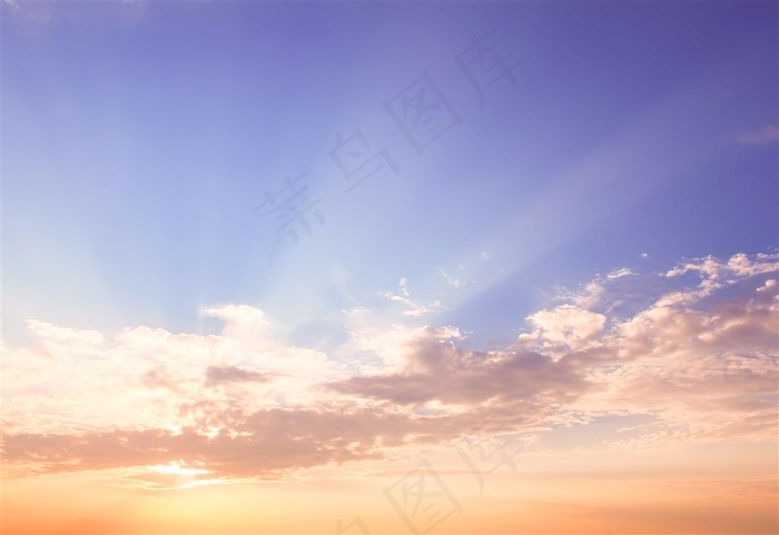 美丽的云层风景