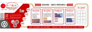 红色文化墙  海报  红色  公司