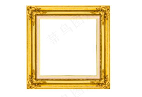 黄色金属相框图片
