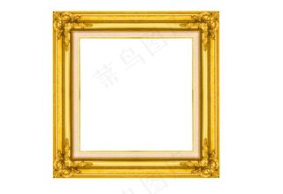 黄色金属相框图片