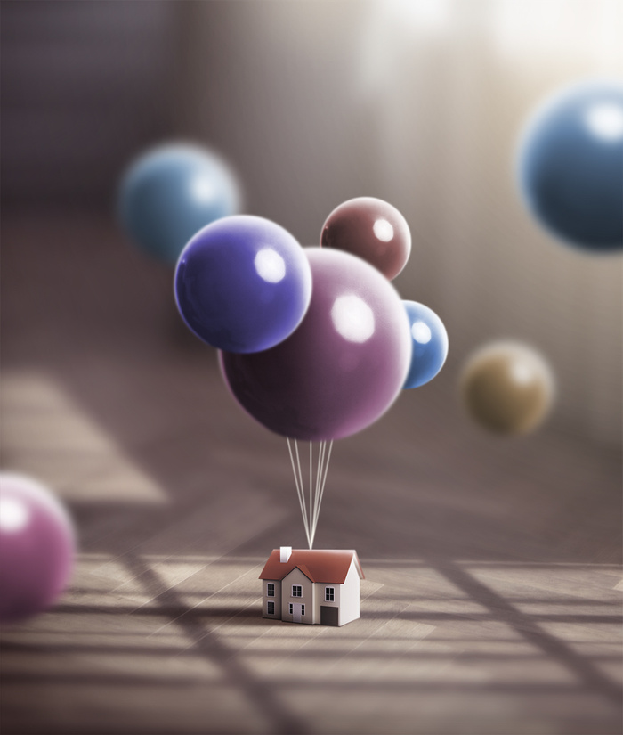 房地产创意海报PSD素材