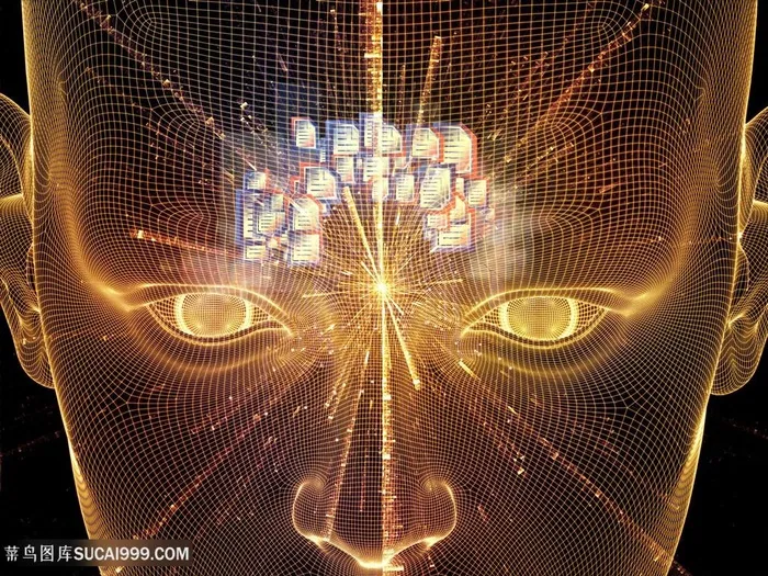 人物面部与网络信息科技高清图