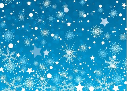 设计冬天林木卡通背景