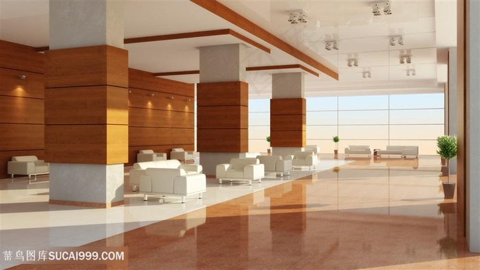 办公室大厅装修高清图