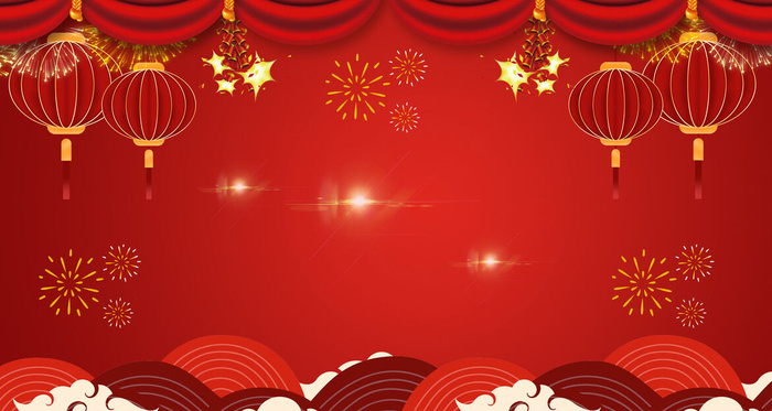 设计新年2022背景