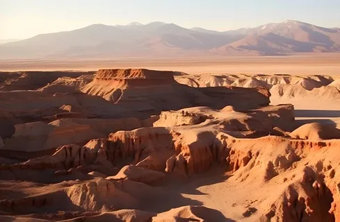西北荒漠山风景背景