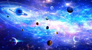 宇宙星空 太阳系 星空背景