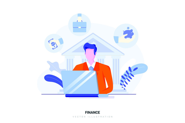 扁平化人物场景办公互联网等距ai矢量设计网页海报UI素材插画