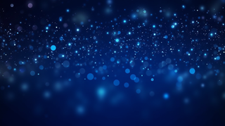 蓝色科技闪光粒子光芒宇宙星空背景