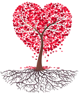 爱心树情人节