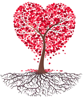 爱心树情人节