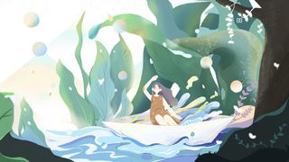 谷雨海报二十四节气插画