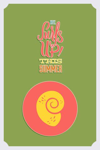 夏天海报|矢量|插画|扁平|风格