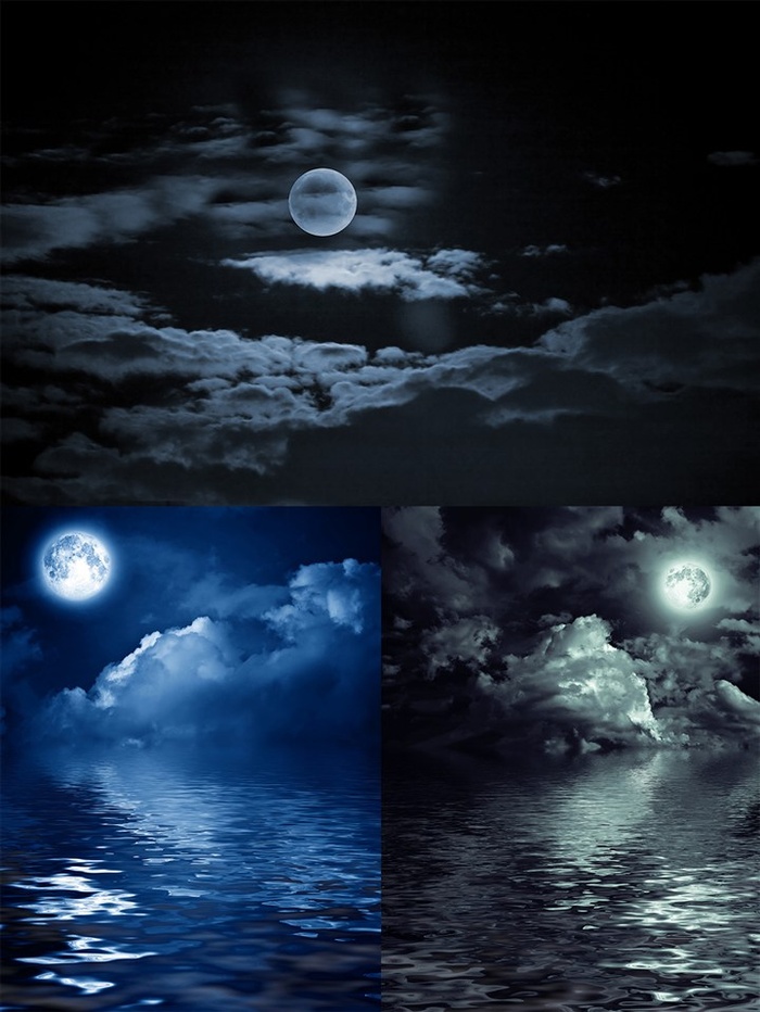 3款夜空风景高清素材