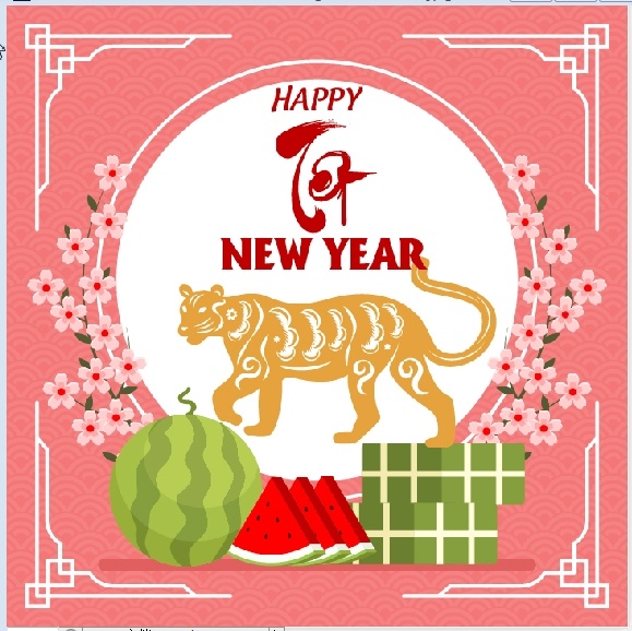 设计新年虎年背景ai矢量模版下载