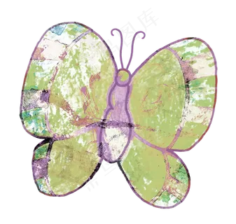 蝴蝶卡通　
