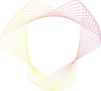 多色条纹渐变线条科技电商免抠png