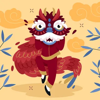 新年虎年老虎插画
