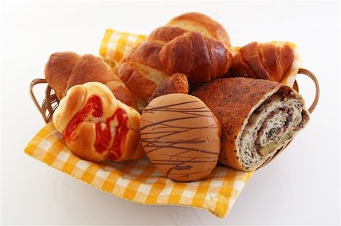 新鲜的面包美食