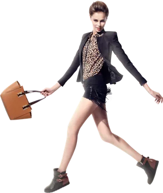 时尚美女起舞免抠高清摄影图