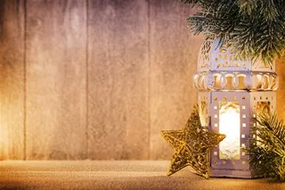 金属五角星圣诞节创意高清图片