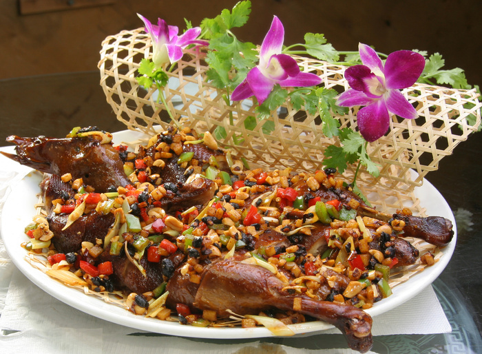 豆豉酱香鸭