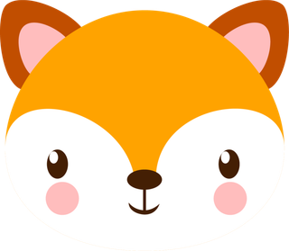 卡通动画动画小动物小狐狸免扣PNG手绘插画图片素材 (75)