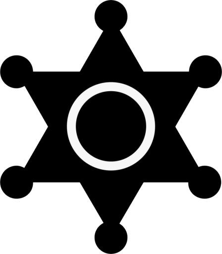 警长徽章 PNG免抠