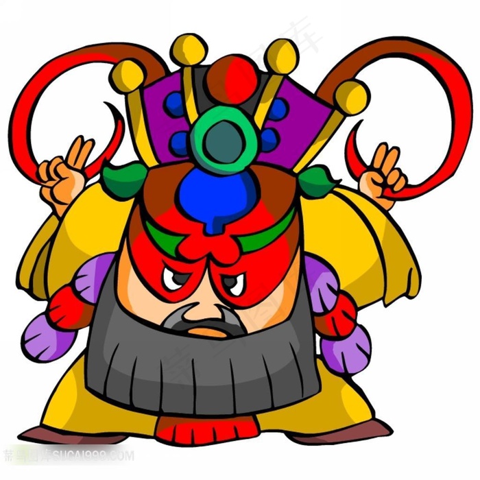 古典人物插画素材