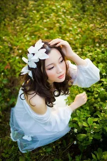 摄影图片人物美女模特照片