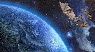 元宇宙世界天空背景墙风景