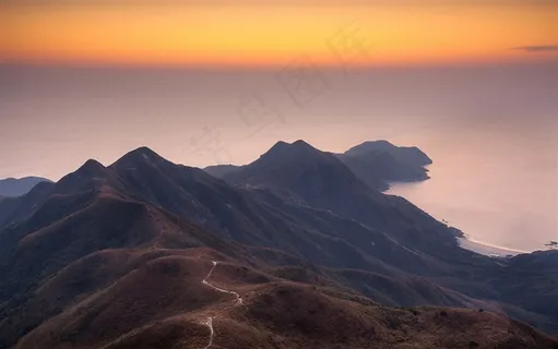 璀璨的香港夜景摄影图片
