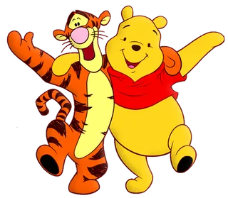 迪士尼小熊老虎卡通素材