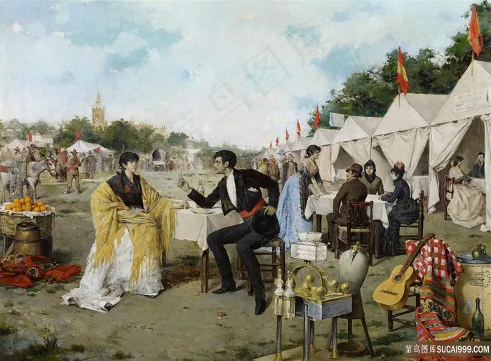 拉斐尔·阿罗约‧乌·费尔南德斯‧乌在‧乌费尔油画图片