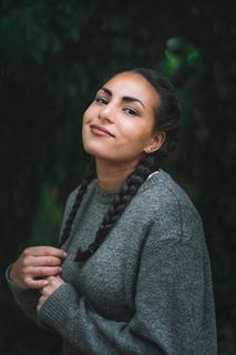 女生麻花辫发型图片