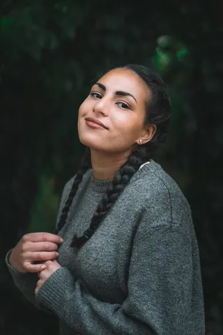 女生麻花辫发型图片