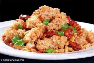 锅巴兔中华美食摄影图