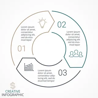 数据图表统计图形分析分类商务会议办公图标PSD模板素材