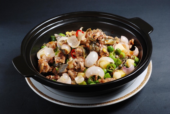 石锅煲类火锅川菜特色菜生爆甲鱼