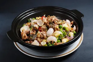 石锅煲类火锅川菜特色菜生爆甲鱼